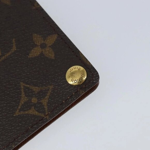 LOUIS VUITTON Monogram Porto Cartes Crdit Pression Card Case  LOUIS VUITTON Monogram Porto Cartes Crdit Pression Card Case M60937 Auth 153776